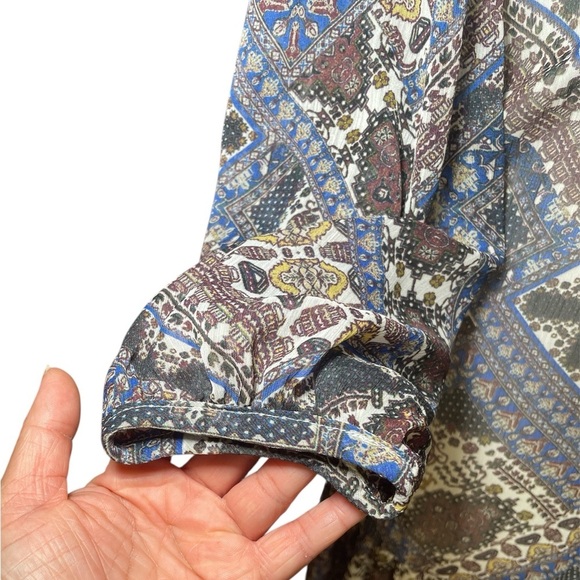 NWOT Calvin Klein Puff Sleeve Mini Shift Dress sz 10 - Picture 3 of 8